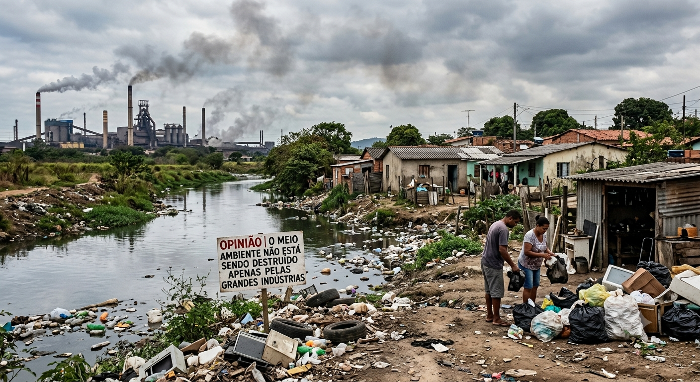 Opinião | O meio ambiente não está sendo destruído apenas pelas grandes indústrias