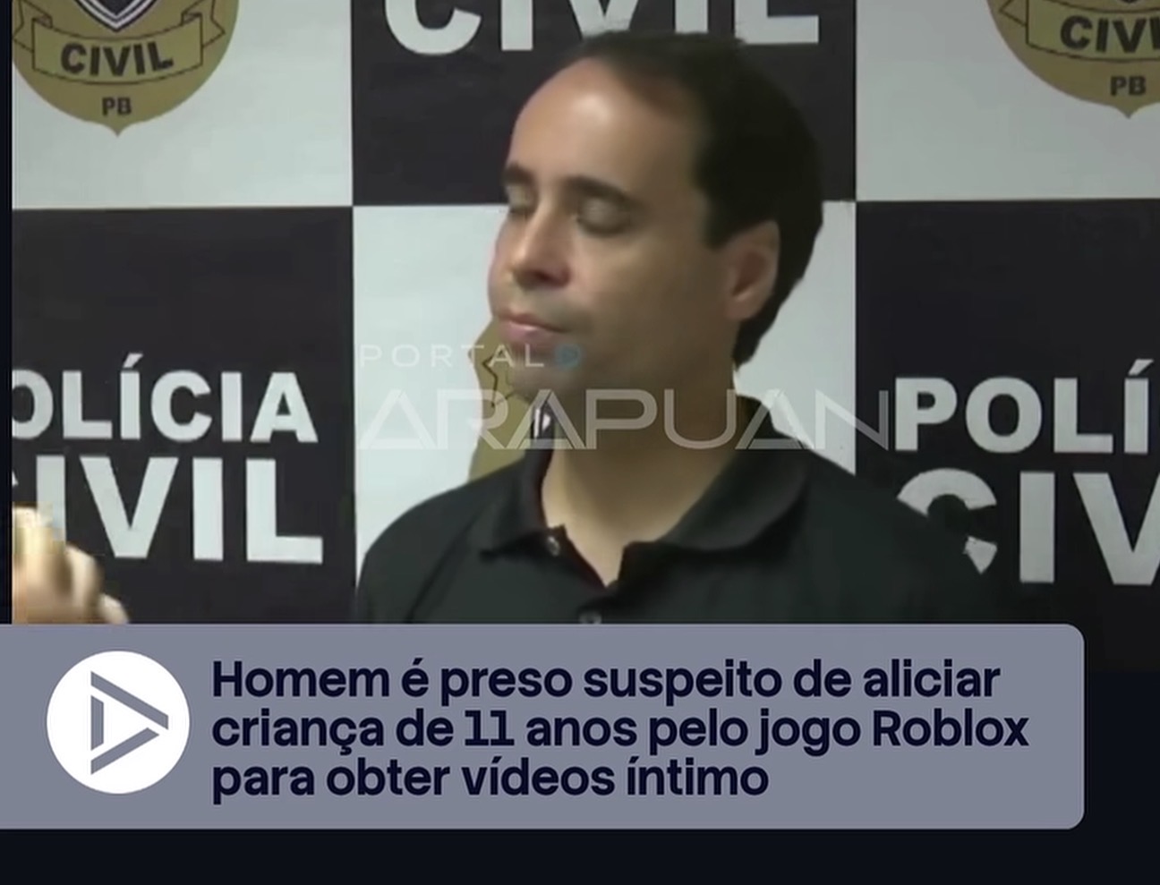 Homem é preso suspeito de aliciar criança de 11 anos por meio do jogo Roblox