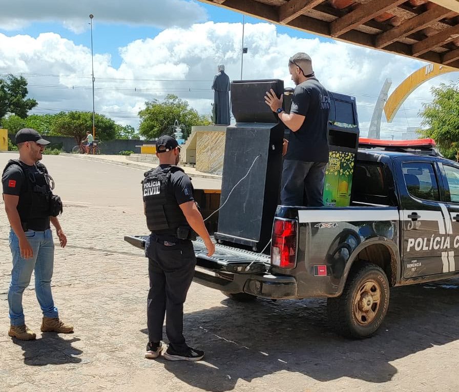 Operação Aposta Final apreende 16 máquinas de jogos ilegais e prende sete pessoas na Paraíba