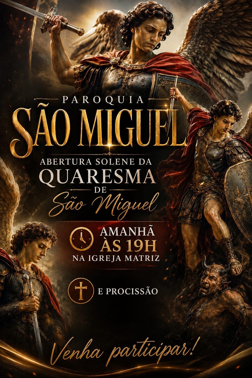 Paróquia São Miguel realiza abertura solene da Quaresma de São Miguel
