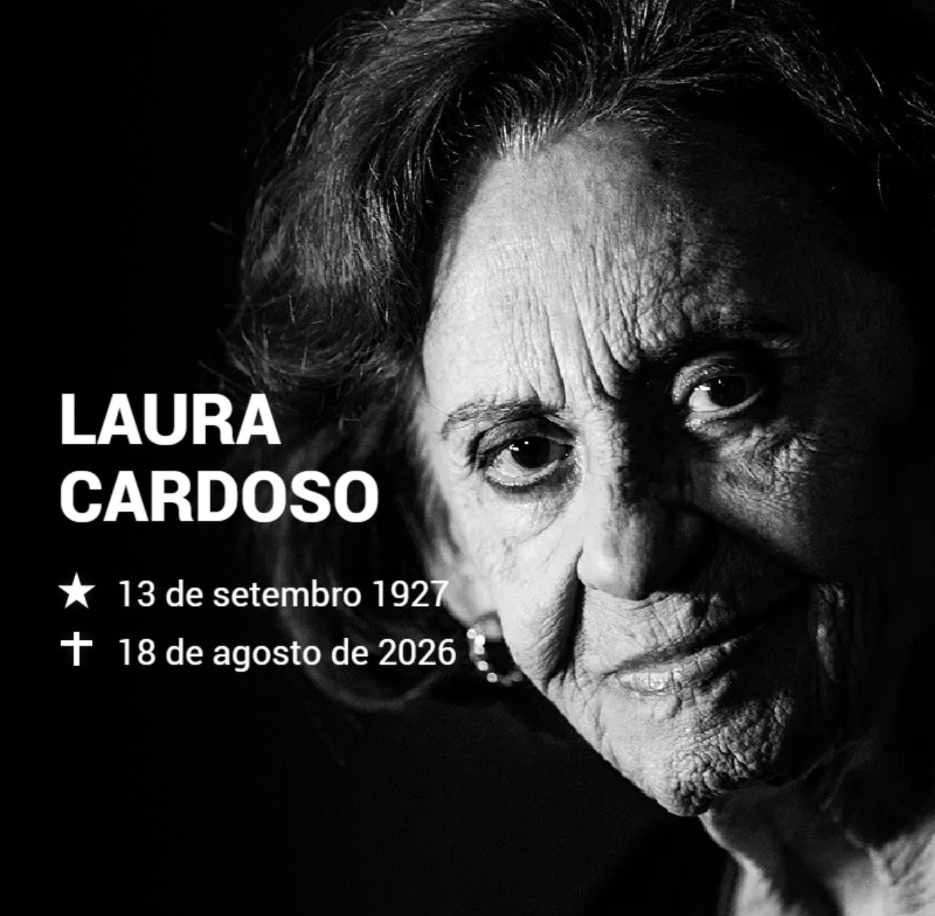 Morre aos 98 anos a atriz Laura Cardoso, um dos maiores nomes da dramaturgia brasileira