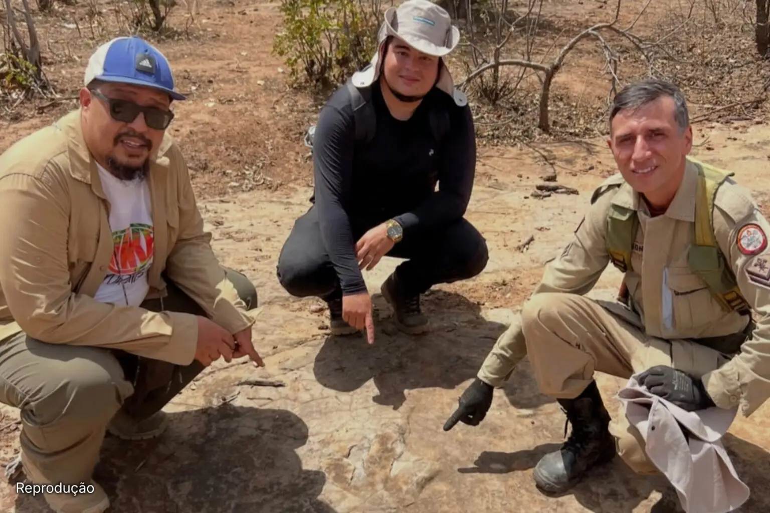Expedição científica identifica dois novos sítios paleontológicos com pegadas de dinossauros em Uiraúna